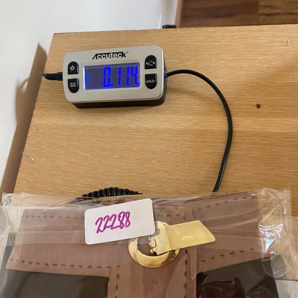 J Mclaughlin Skirt Womens 4 Brown Colorblock Stretch Microsuede Mini Gold Buckle - Picture 10 of 11